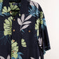 Camisa hawaiana azul marino (L) Puritan