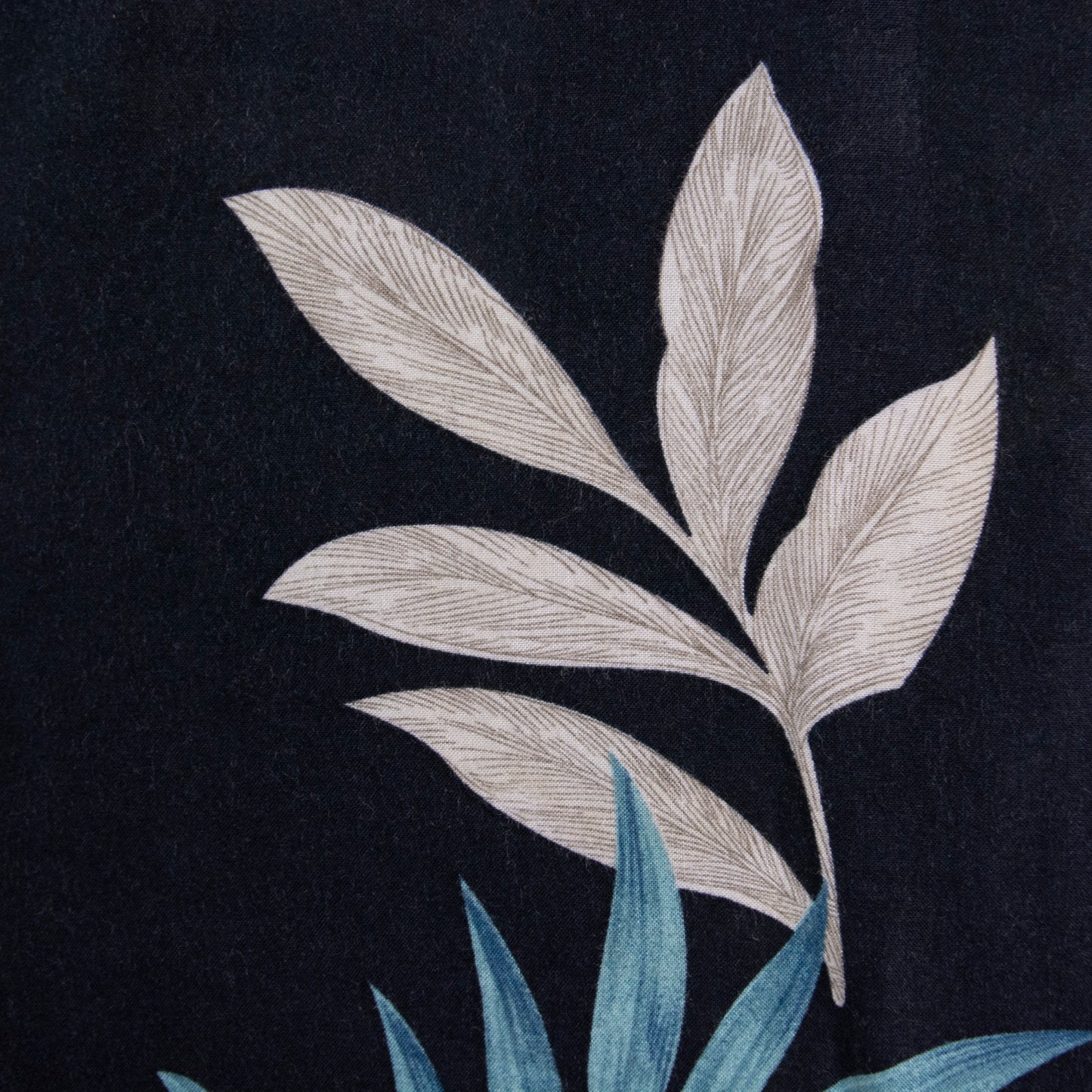Camisa hawaiana azul marino (L) Puritan