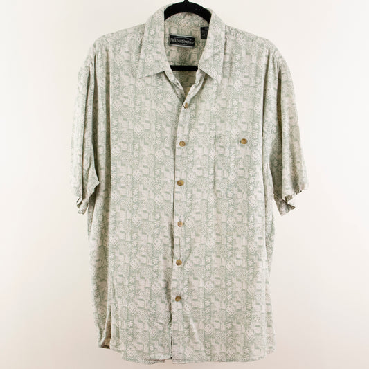 Camisa hawaiana verde (XL) Field & Stream