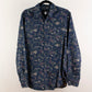 Camisa hawaiana azul marino (L) Structure