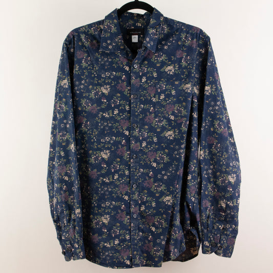 Camisa hawaiana azul marino (L) Structure