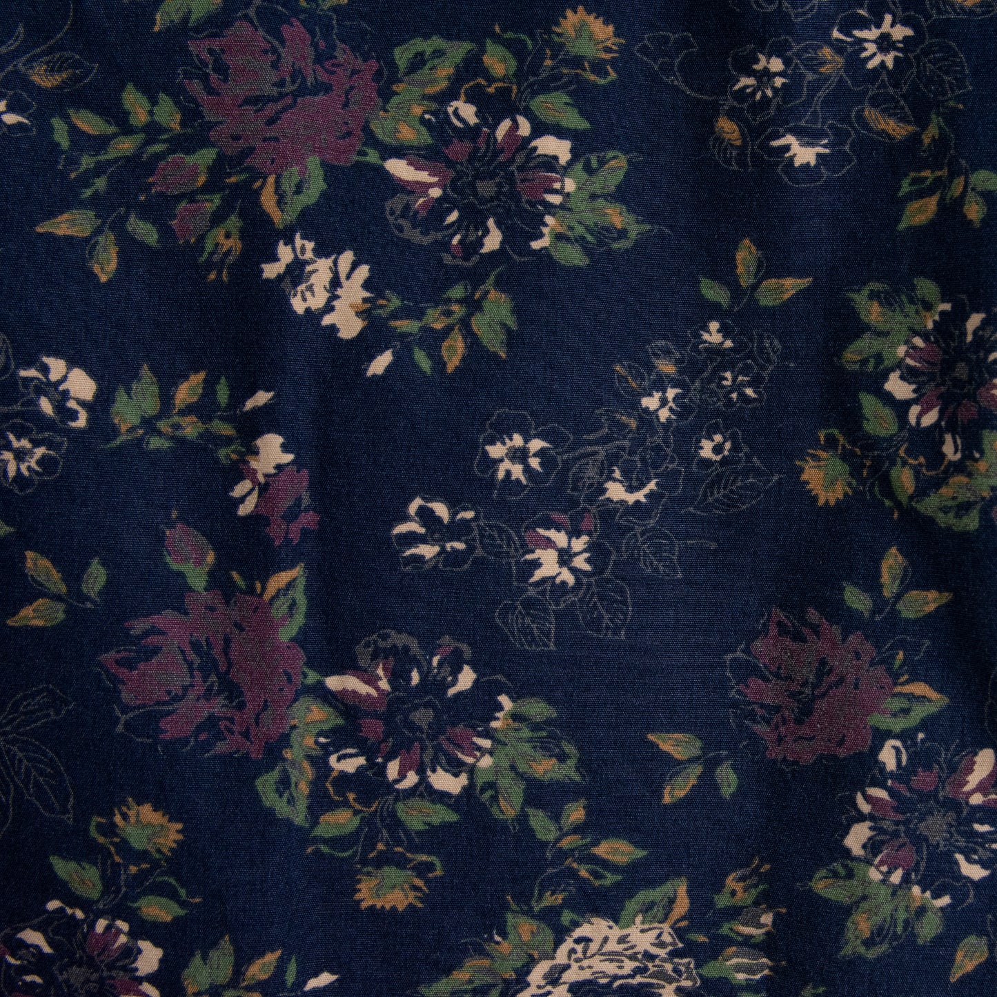 Camisa hawaiana azul marino (L) Structure