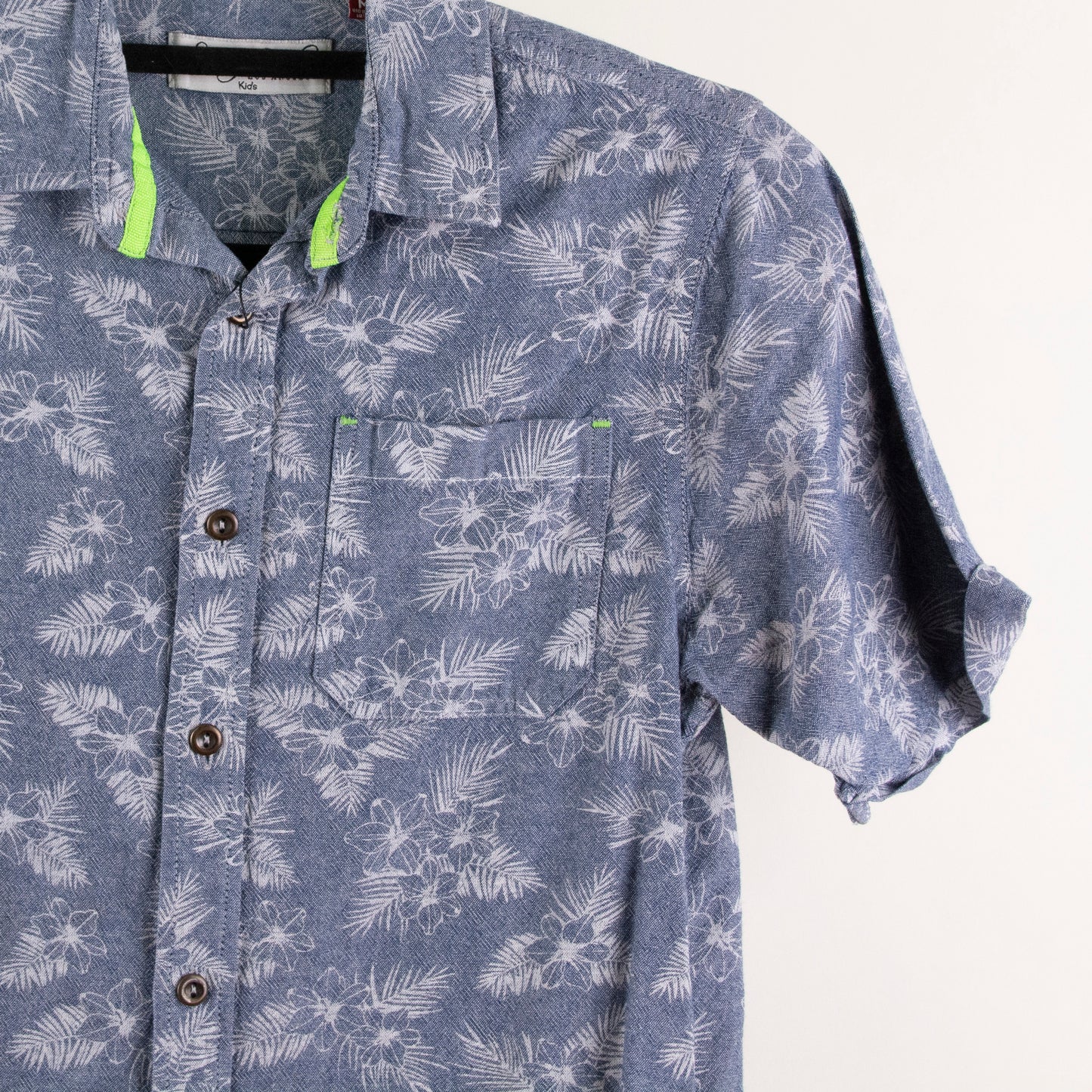 Camisa hawaiana azul (M) Sovereign Code