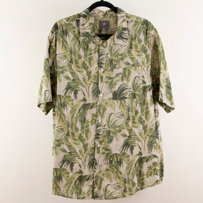 Camisa hawaiana beige (XL) H&M