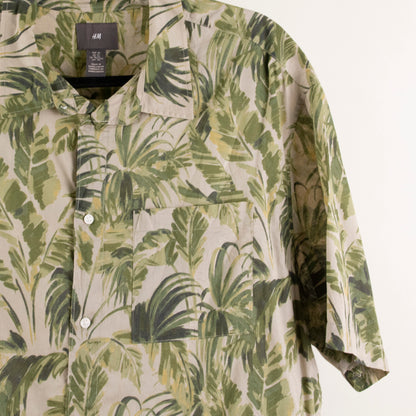 Camisa hawaiana beige (XL) H&M