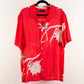 Camisa hawaiana rojo (L) Allsaints