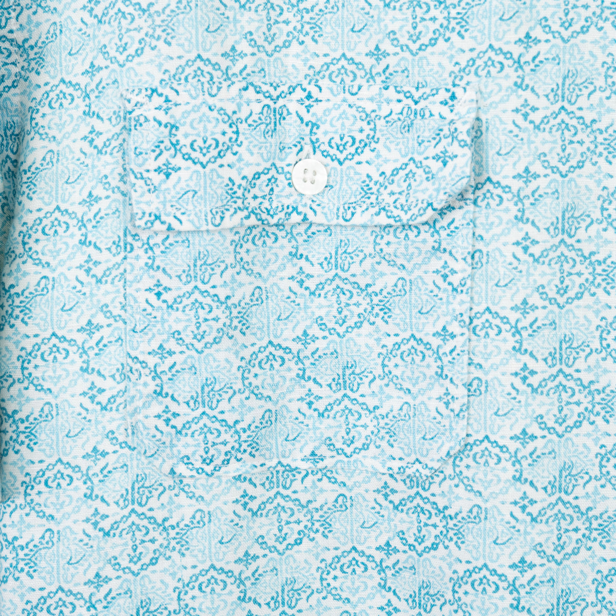 camisa hawaiana azul (L) john henry