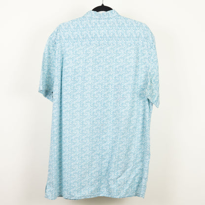 camisa hawaiana azul (L) john henry
