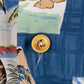 Camisa hawaiana azul (XL) Silver Edition