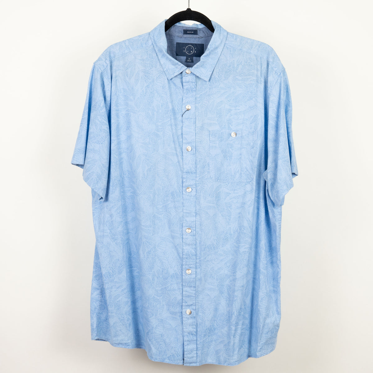 camisa hawaiana azul (XL) even tide