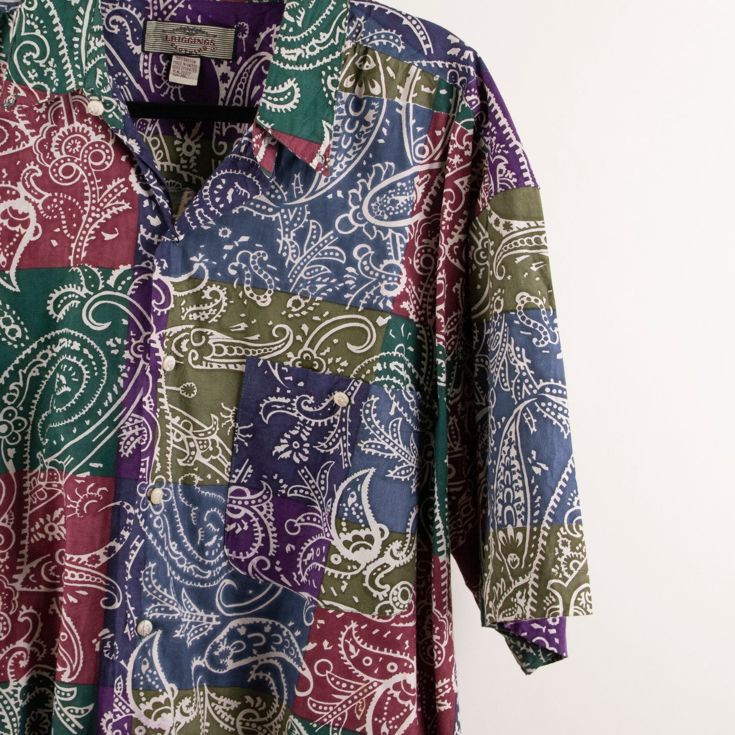 Camisa estampada multicolor (XL) J. Riggings