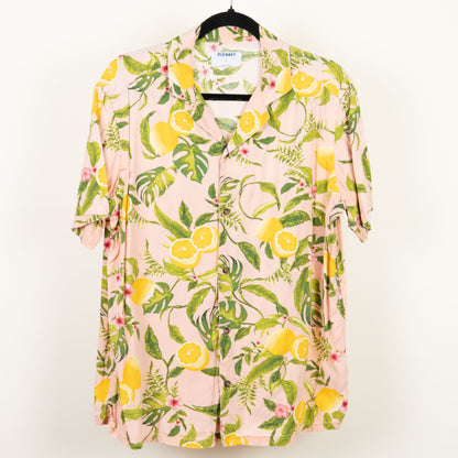 camisa hawaiana rosa (S) old navy