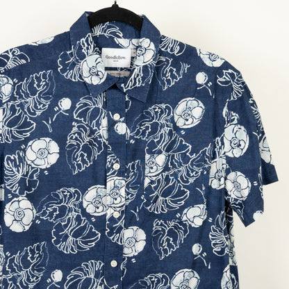 camisa hawaiana azul  (M) goodfellow