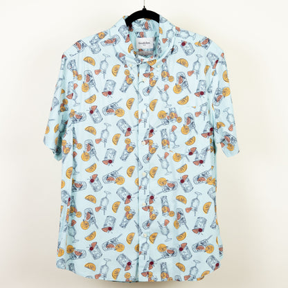 camisa hawiana azul (XL) goodfellow