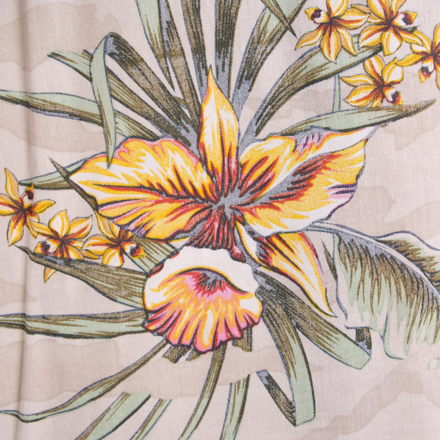 Camisa hawaiana beige (M) Billabong