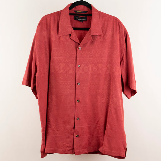 Camisa hawaiana rojo (L) Greg Norman