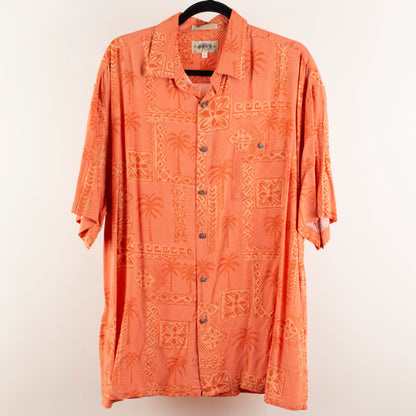 Camisa hawaiana naranja (XL) Campia