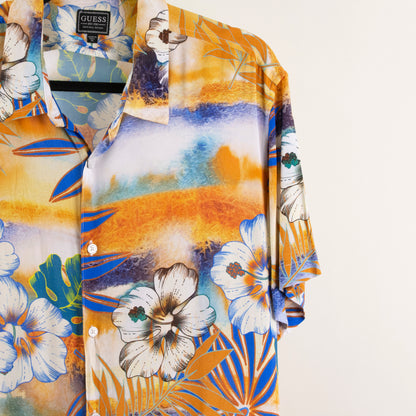 Camisa hawaiana multicolor (XL) Guess