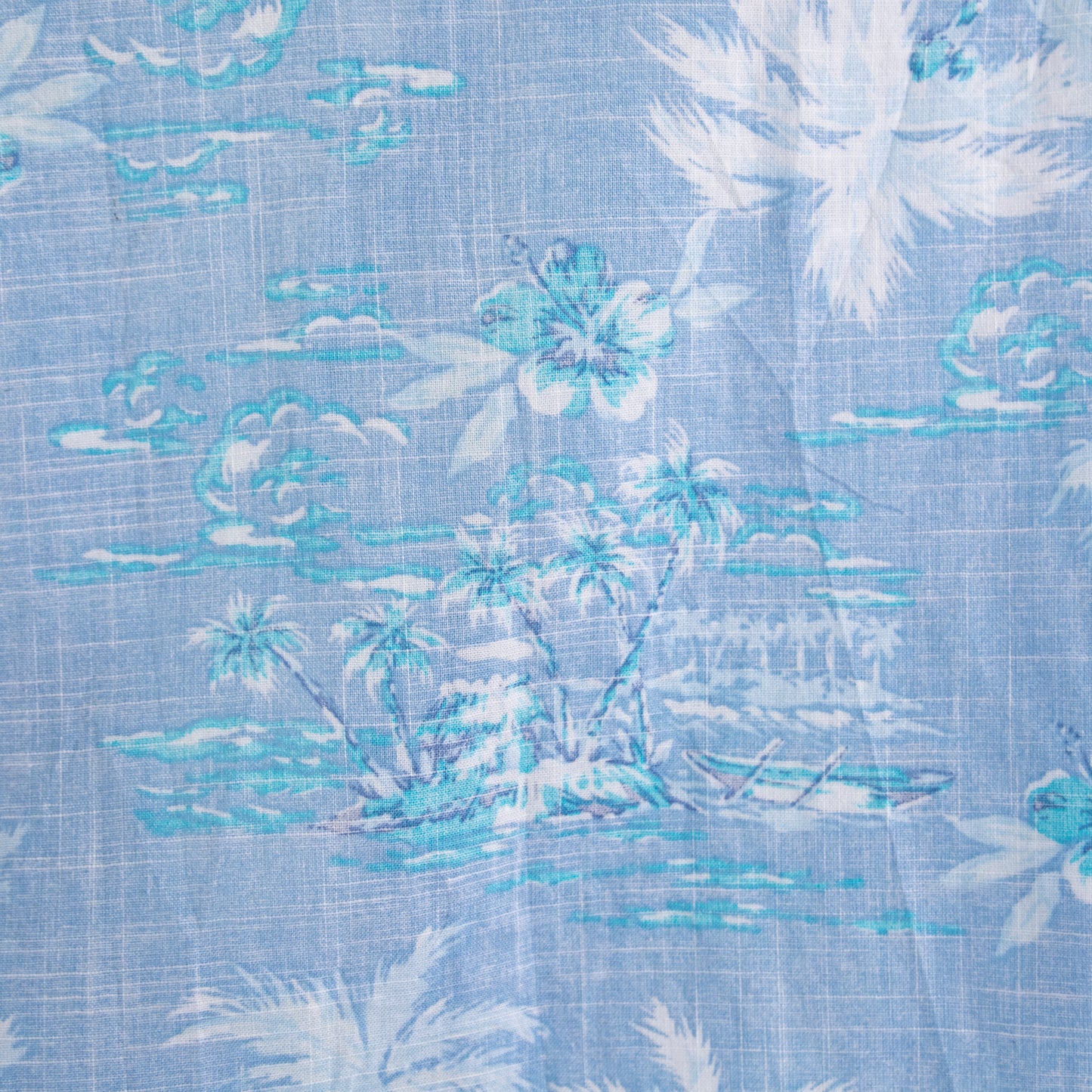 Camisa hawaiana azul (XS) George