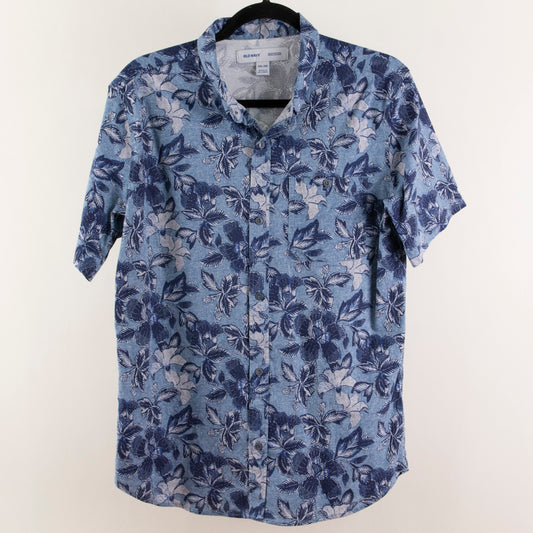 Camisa hawaiana azul (2XL) Old Navy