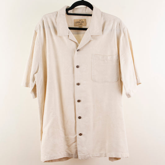 Camisa hawaiana beige (XL) Havana Jack´s Cafe