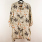 Camisa hawaiana beige (3XL) Munsingwear