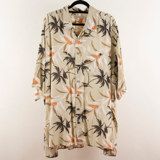Camisa hawaiana beige (3XL) Munsingwear