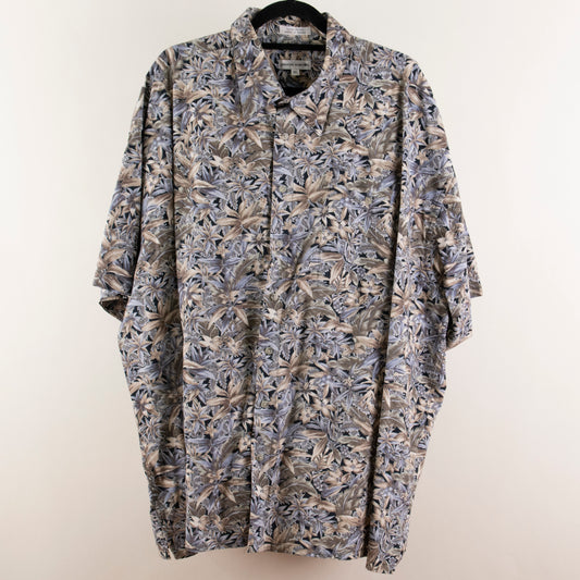 Camisa hawaiana azul (3XL) Pierre Cardin