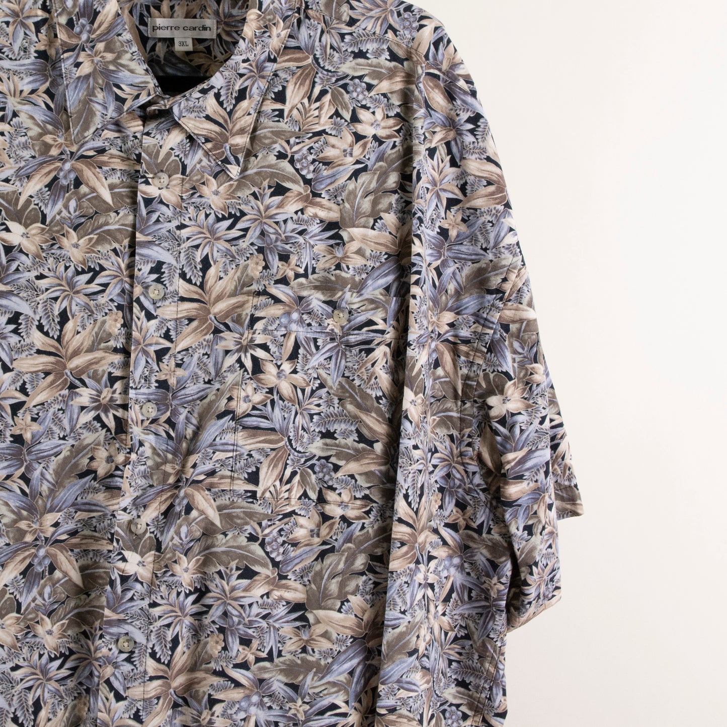 Camisa hawaiana azul (3XL) Pierre Cardin