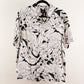 Camisa estampada blanco (L) H&M