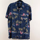 Camisa hawaiana azul (M) George