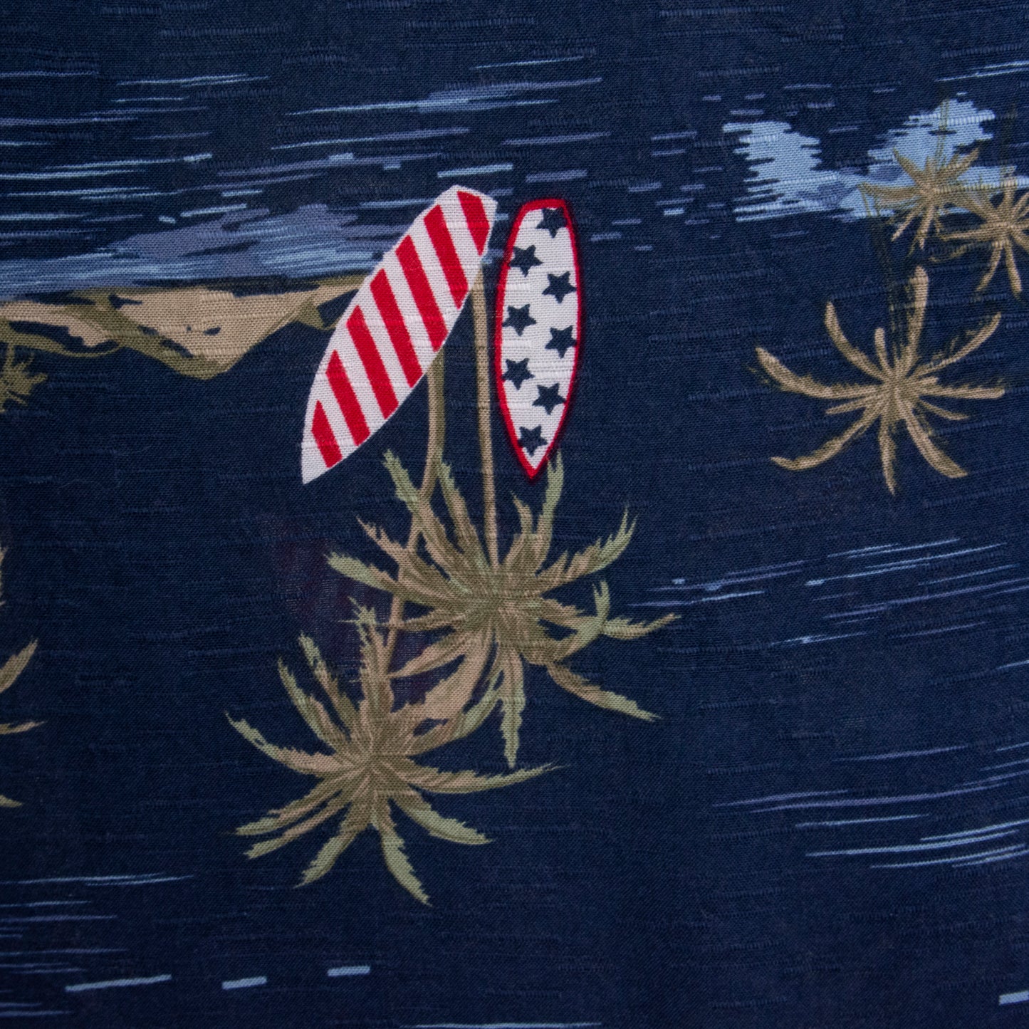 Camisa hawaiana azul (M) George