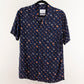 Camisa estampada azul marino (S) Goodfellow