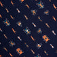 Camisa estampada azul marino (S) Goodfellow