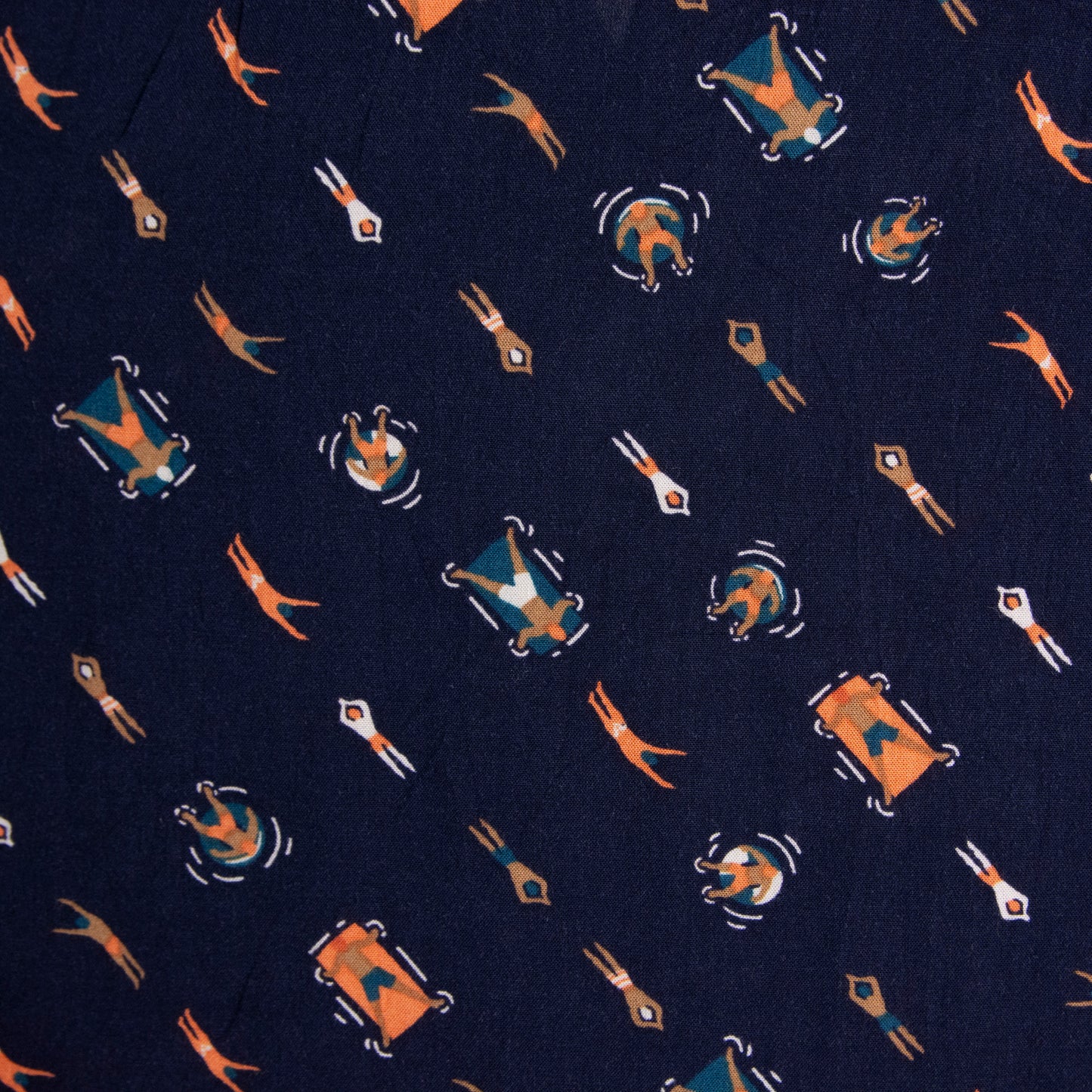 Camisa estampada azul marino (S) Goodfellow