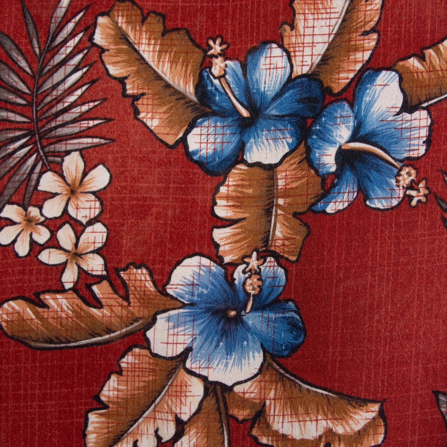 Camisa hawaiana rojo (XL) Batik Bay