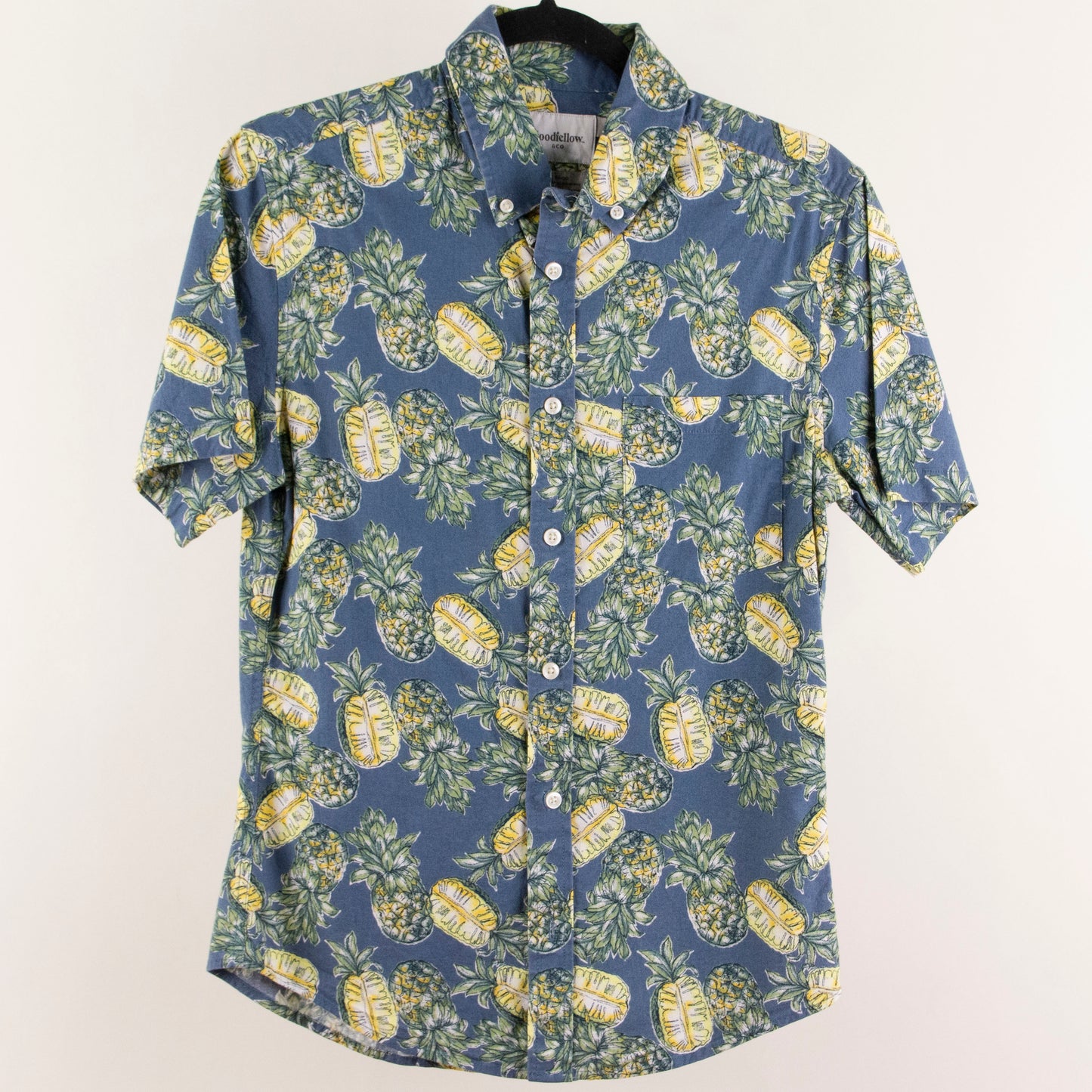 Camisa hawaiana azul (S) Goodfellow