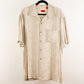 Camisa estampada beige (L) IZOD