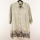 Camisa hawaiana verde (L) Puritan