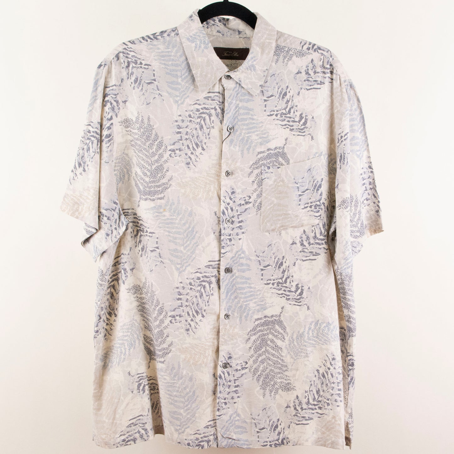 Camisa estampada beige (L) Tasso Ella