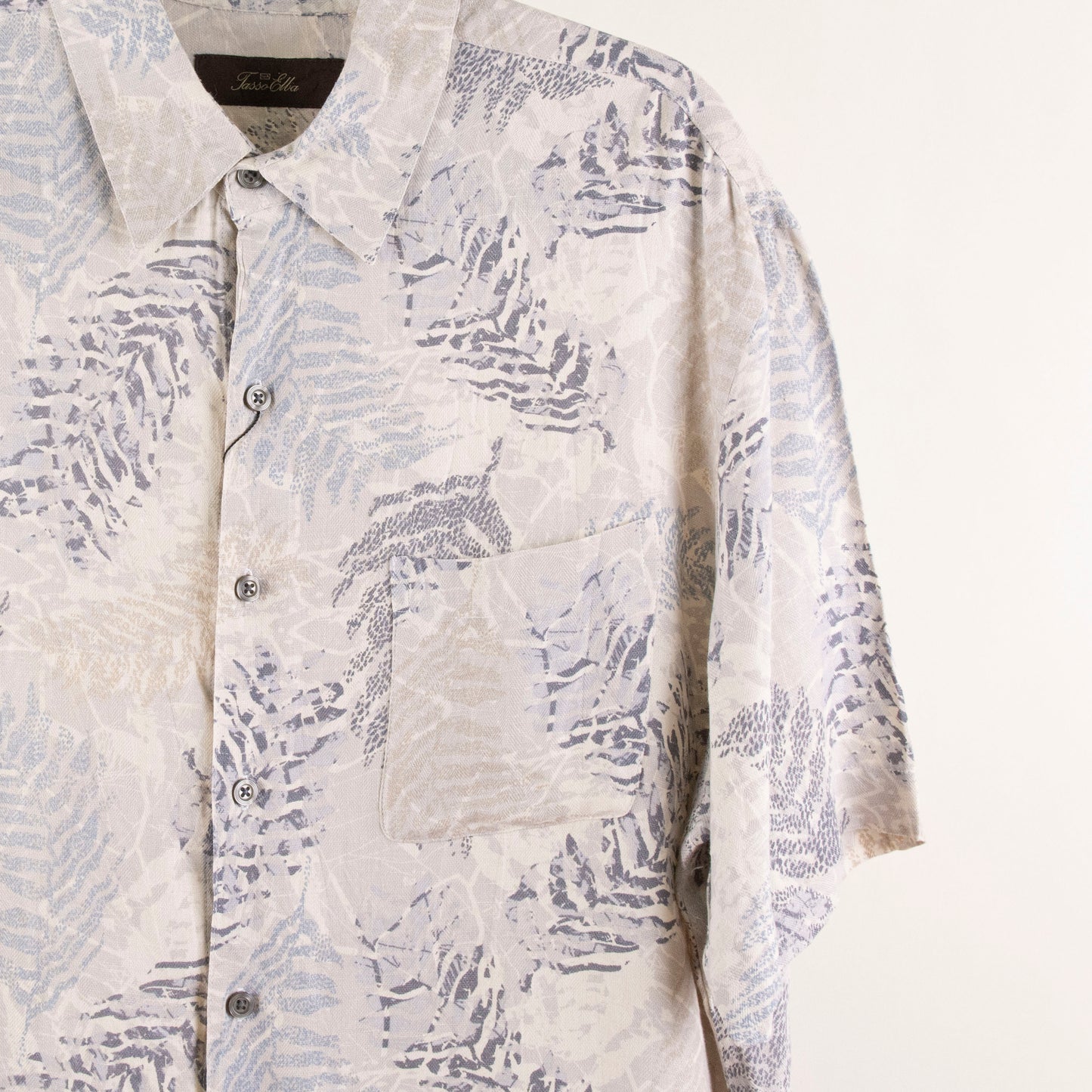 Camisa estampada beige (L) Tasso Ella