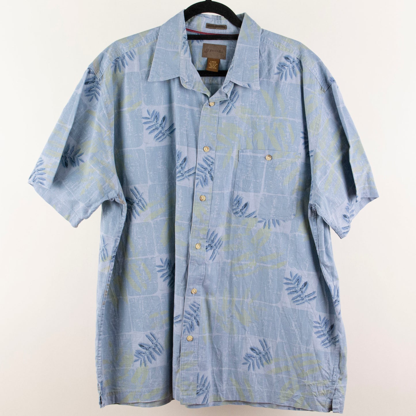 Camisa estampada azul (L) ST. John´s Bays
