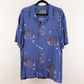Camisa hawaiana azul (L) Brooklyn Cloth