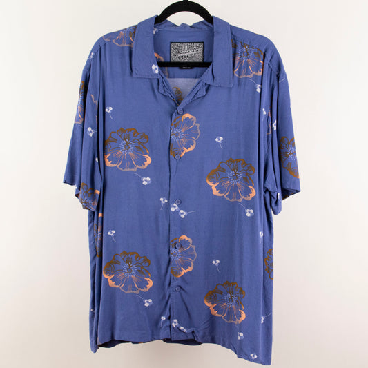 Camisa hawaiana azul (L) Brooklyn Cloth