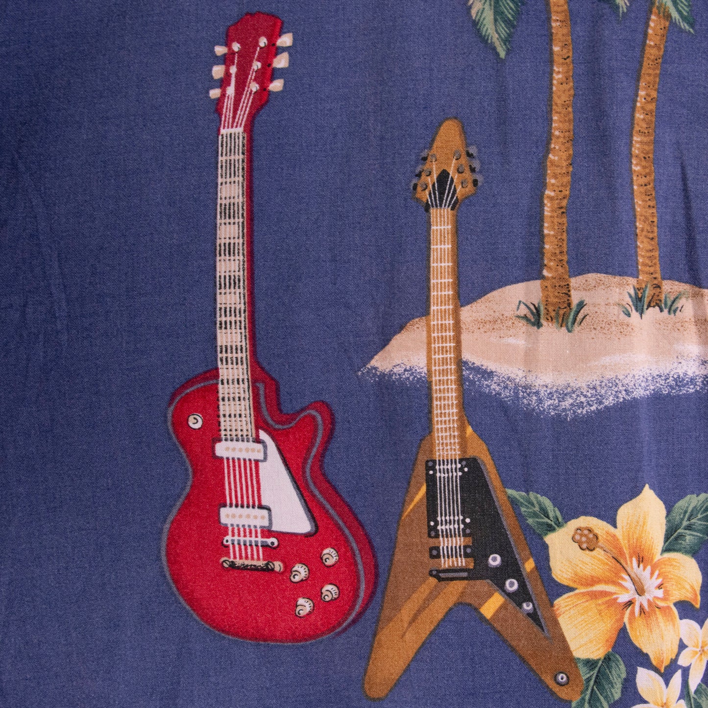 Camisa hawaiana azul (L) Max Boxxer
