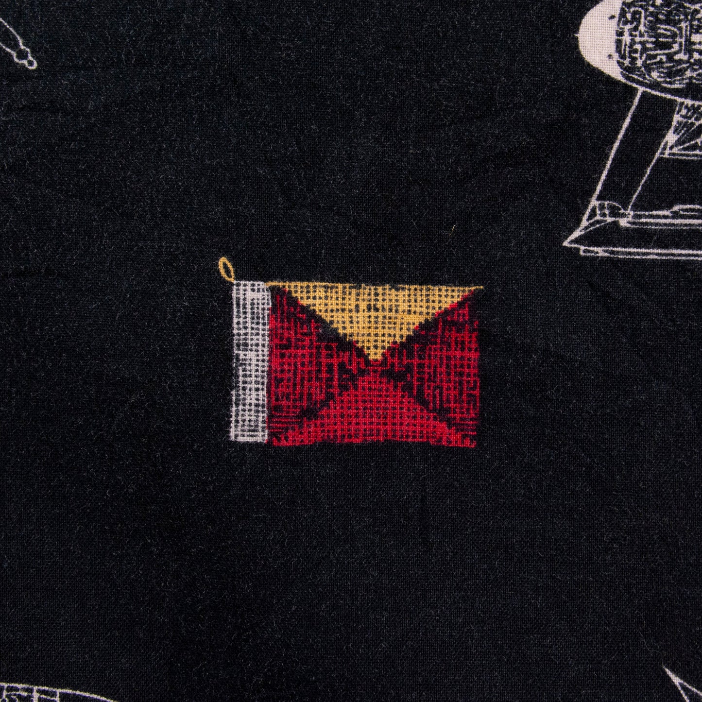 Camisa hawaiana negra (2XL) Puritan