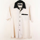 Camisa beige (S) Fresco lab