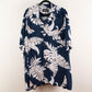 Camisa hawaiana azul marino ( 4XL) Fresco lab