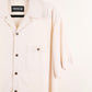 Camisa beige (M) Fresco lab