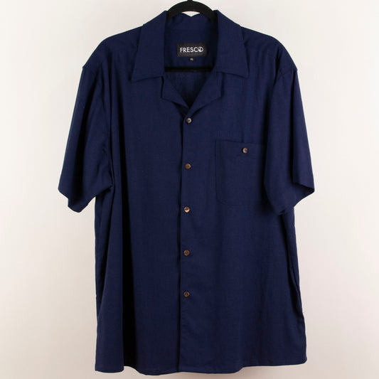 Camisa azul marino (XL) Fresco lab